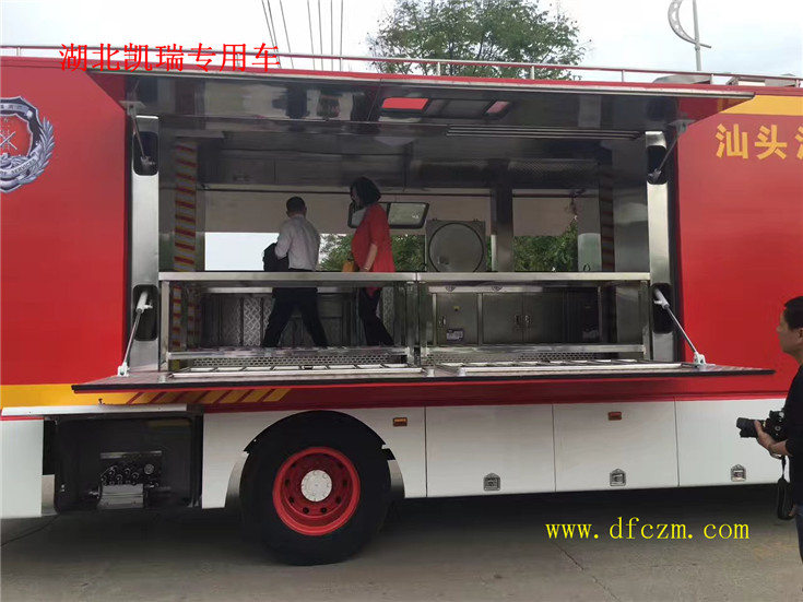 國五消防應急炊事車領餐窗口 國五消防應急炊事車領餐窗口
