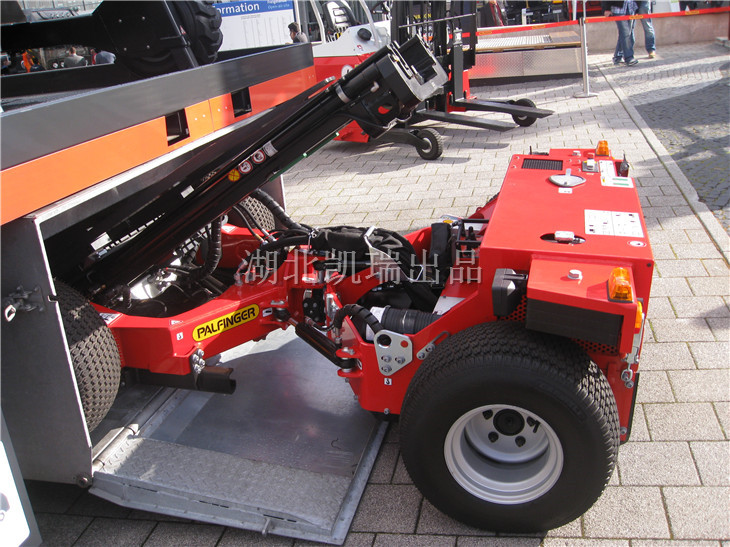 遙控叉車進入裝載廂內 遙控叉車進入裝載廂內